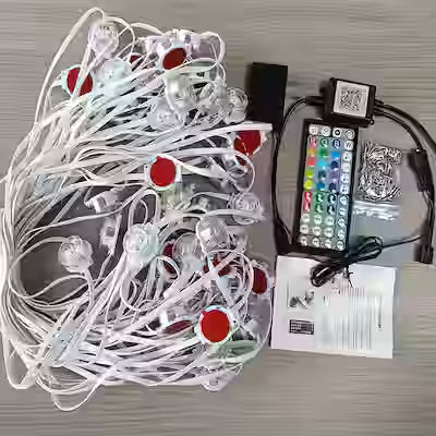 IP67 Waterproof RGB LED Eaves Lights for Outdoor and Holiday Decor