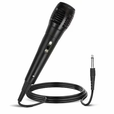 Wired Karaoke Microphone with On/Off Switch