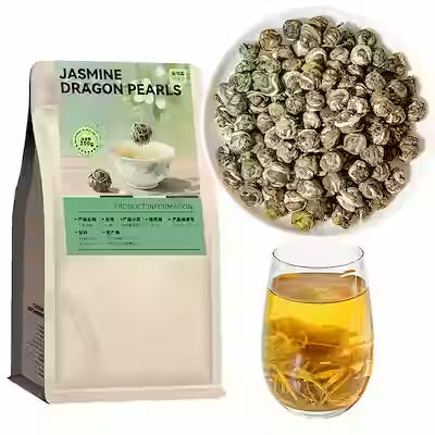 Jasmine Dragon Pearl Loose Leaf Green Tea – 250 g