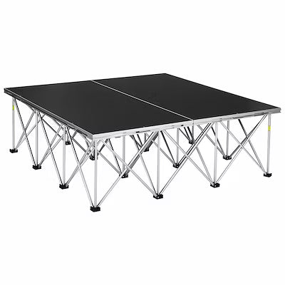 48x48 Inch Portable Collapsible Dance Stage with Non-Slip Surface