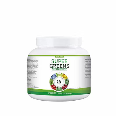 Fruit and Vegetable Superfood Powder, 17.6 oz, Lemon Apple Cherry Acai Kale Beetroot