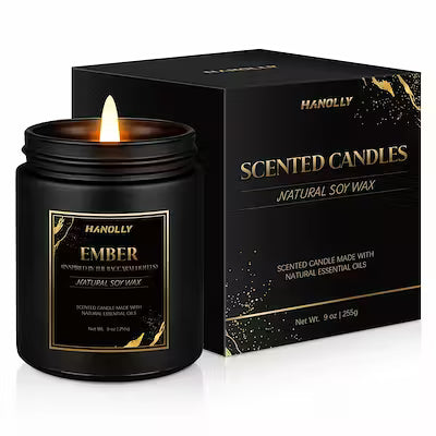 9 oz soy wax scented candle set for home fragrance and gifts
