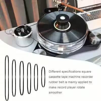 Rubber Turntable Drive Belts for Belt-Driven Turntables