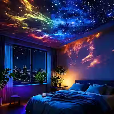 USB-Powered Aurora Ambient Light with Remote Control