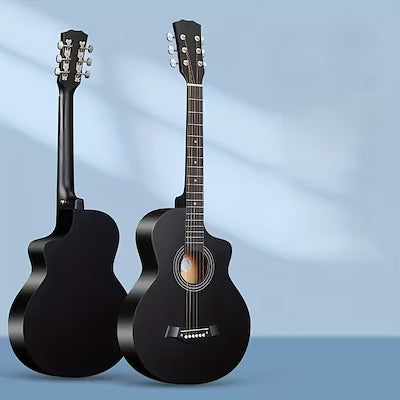 38‑inch Professional Acoustic Guitar, Wood Body, 18 Frets – Full‑Size Unisex