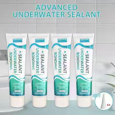 4-Piece Underwater Sealant Kit for Aquariums and Water Gardens