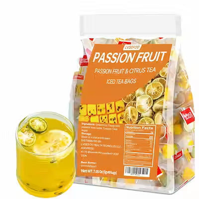 Kumquat Lemon Passion Fruit Tea in 7.05 oz Packs with 40 Bags