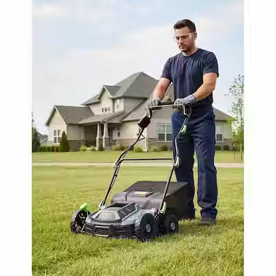 14‑Inch Electric Lawn Dethatcher and Scarifier – 5‑Position Depth, Adjustable Handle, 14.5‑Gal Bag