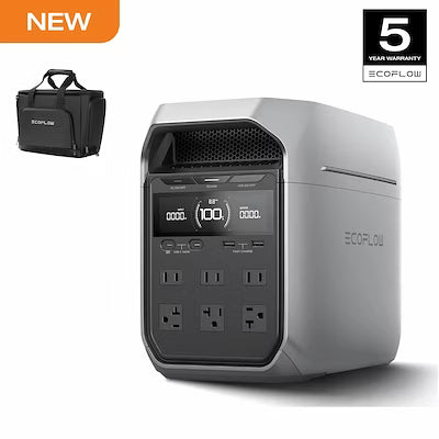 Portable Power Station – 1024 Wh LiFePO4 Battery, 1800 W AC Output, Carry Bag Included