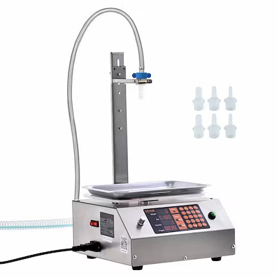 Automatic Single‑Nozzle Liquid Filling Machine – Digital Control, 1 L‑17 L /min Flow, Diaphragm/Gear/Peristaltic Pump