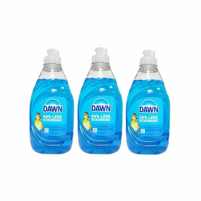 Value Pack of 3 Bottles of Dish Soap, 7.5 oz Each