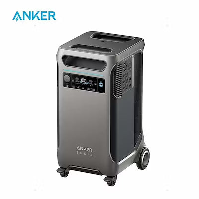 Portable Power Station 3840 Wh LiFePO4 Battery with 6000 W Dual‑Voltage AC Output
