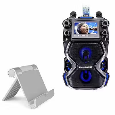 Adjustable Aluminum Stand for Karaoke Microphones with Multi-Angle Viewing