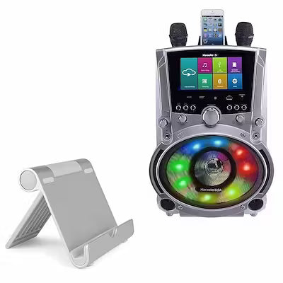 Portable Multi-Angle Stand for Karaoke and Media Devices