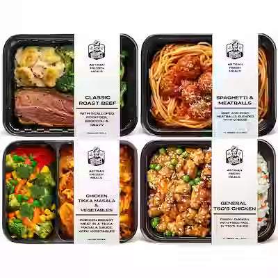 Chef-Crafted Gourmet Meals Sampler: BBQ Fusion 4-Pack