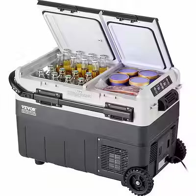 Portable Dual‑Zone Car Refrigerator/Freezer – 50 L Compressor Model