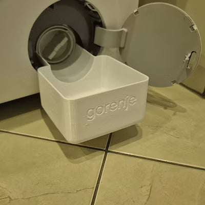 Heavy-Duty Plastic Washing Machine Drain Tray for Laundry Room Organization