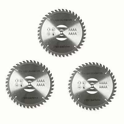 Replacement Metal Saw Blades Set for Lawnmowers and Garden Tools, 150mm with 40 Teeth