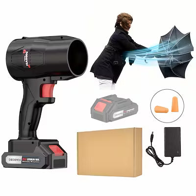 21V Cordless Leaf Blower with High Pressure Airflow