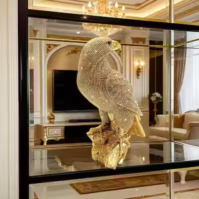 Decorative Eagle Statue Ornament for Home and Office Gift