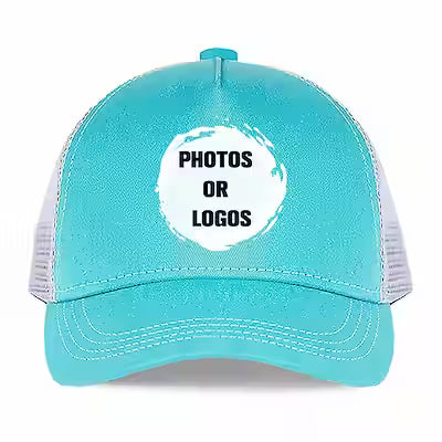 Custom kids' baseball cap with elastic fit and sun-protective curved brim