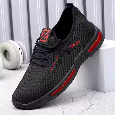 Men's Road Running Shoes – Lightweight Breathable Sports Outdoor Footwear