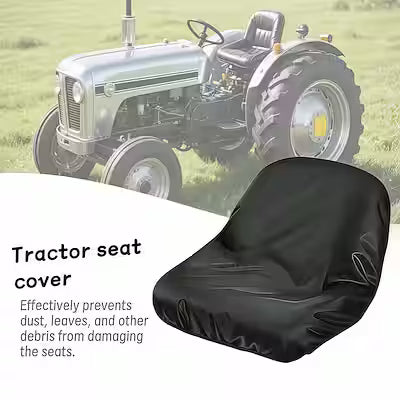 Universal all-season tractor seat protector for garden and farm equipment