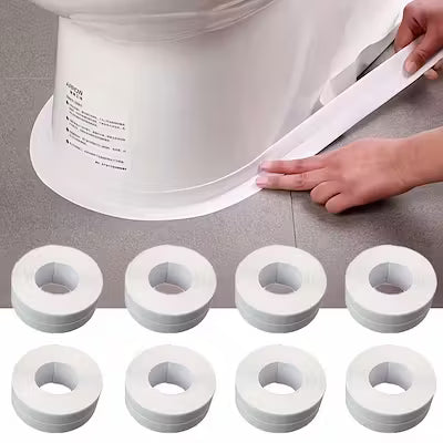 Heavy-Duty Waterproof Sealing Tape (8-Pack) for Bathrooms and Showers