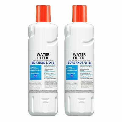 Refrigerator Water Filter Replacement – Compatible with Model EDR2RXD1, KAD2RXD1, WHR2RXD1, W10413645, P9KB2L, P9RFKB2L