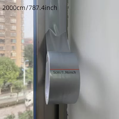 Windproof Window Sealing Tape, 20 Meters, Self-Adhesive, No Residue