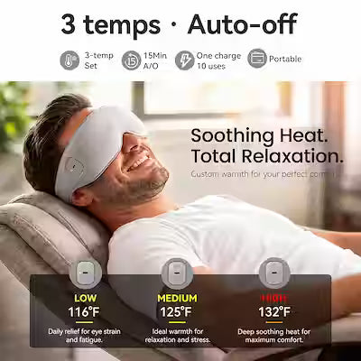 Heated Electric Eye Mask with Aroma Seasoning