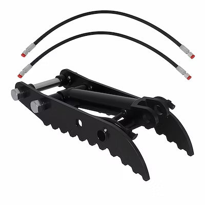Hydraulic Thumb Kit for Mini Excavators Up to 3 Tons with M14 Hoses and Converters