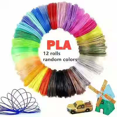 PLA Filament for 3D Printing Pens and Printers, 1.75 mm Diameter