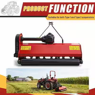 53 inch center-mount mulching mower deck for 30 to 80 HP tractors