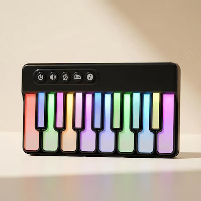 Portable Electronic Keyboard Piano with 10 Demo Songs and 15 Tracks