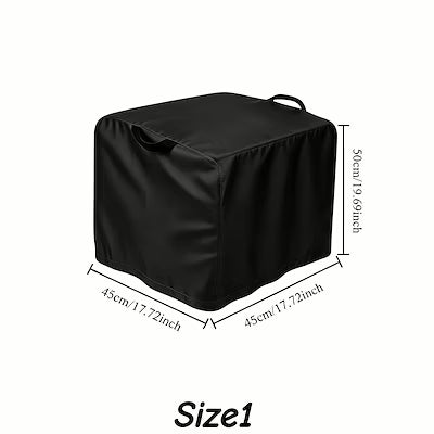 3D Printer Protective Cover – 300D Oxford Fabric, Black/Grey/Silvery, Three Size Options