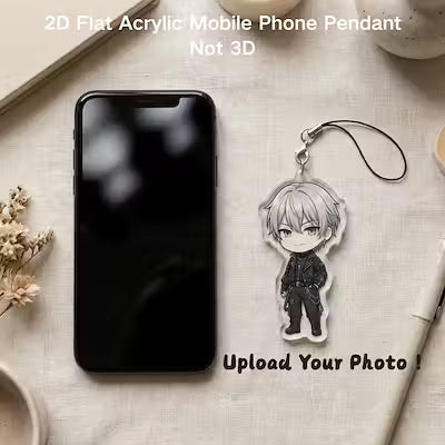 Y2K Aesthetic Photo Phone Lanyard with Custom Charm