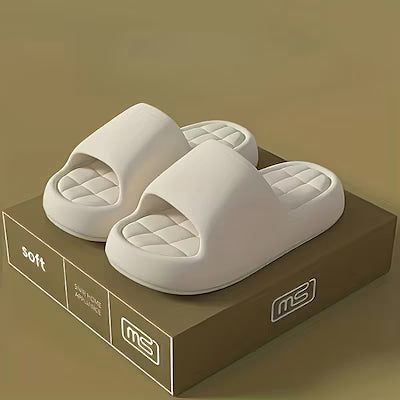 Unisex Platform Slippers with Soft Non-Slip Soles in Multiple Colors