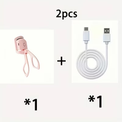 USB Electric Heating Eyelash Curler with Lithium Battery