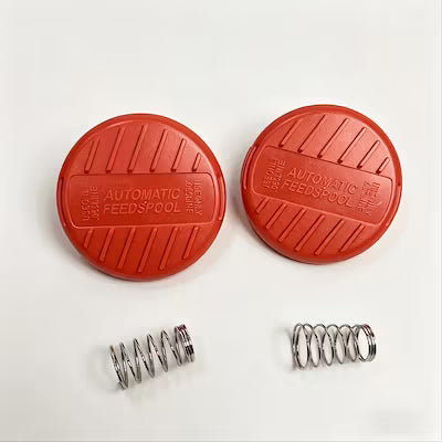 Replacement line spool cap and spring kit for string trimmers