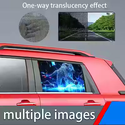 Car Interior Color‑Changing Vinyl Film – 33.46 × 19.69 in, Burgundy Fluid Streamer Design, Scratch‑Proof, Easy‑Apply Privacy and Decorative Film