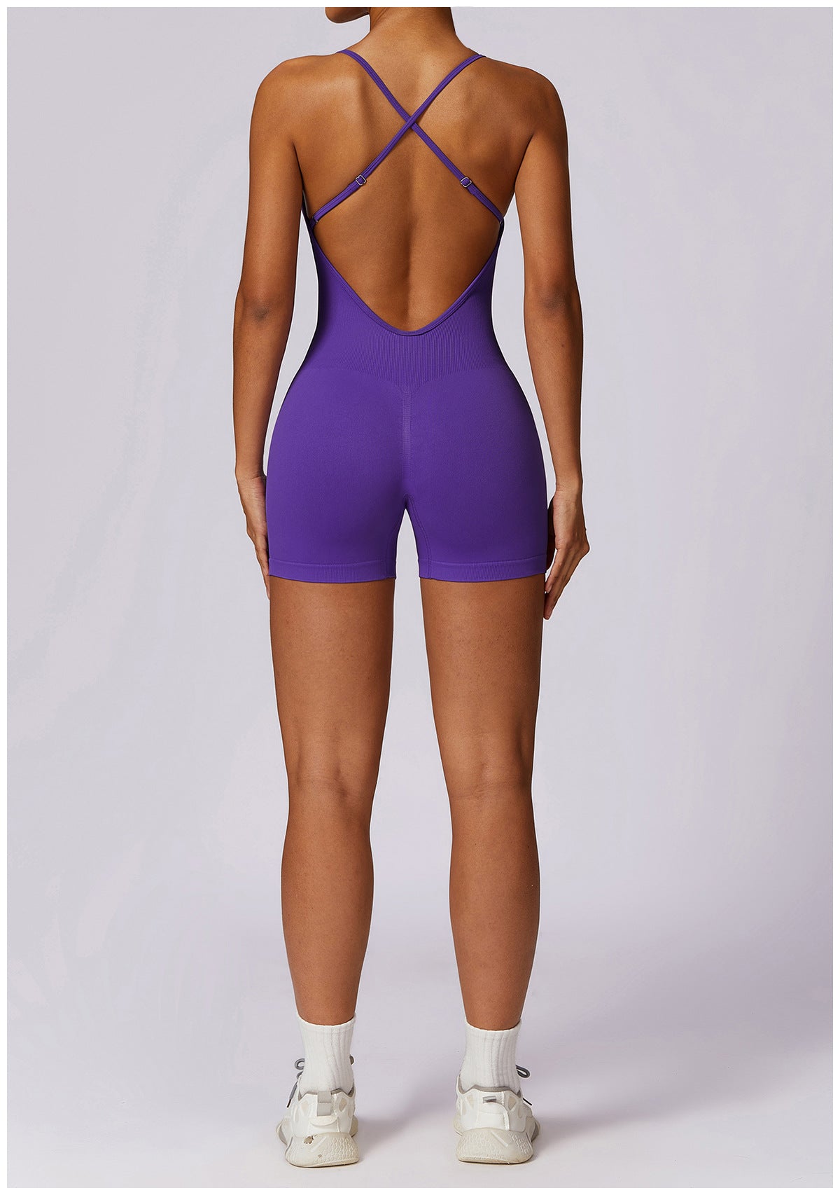 Seamless Hollow-Out Yoga Jumpsuit for Women