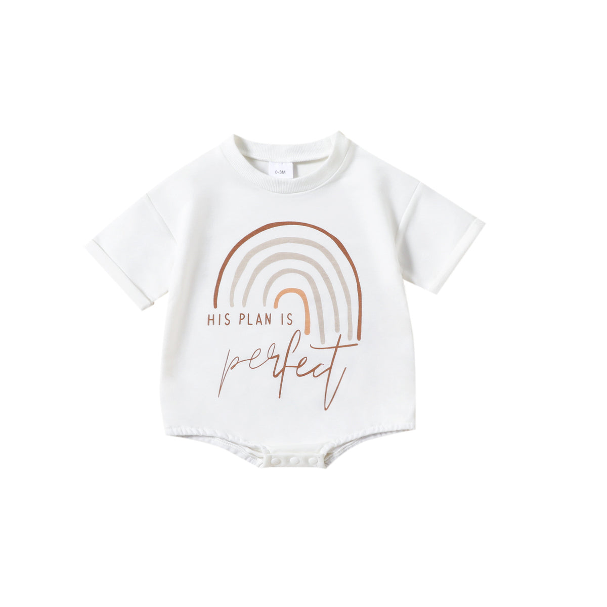 Infant Toddler Rainbow Printing Short Sleeved Kazakhstan