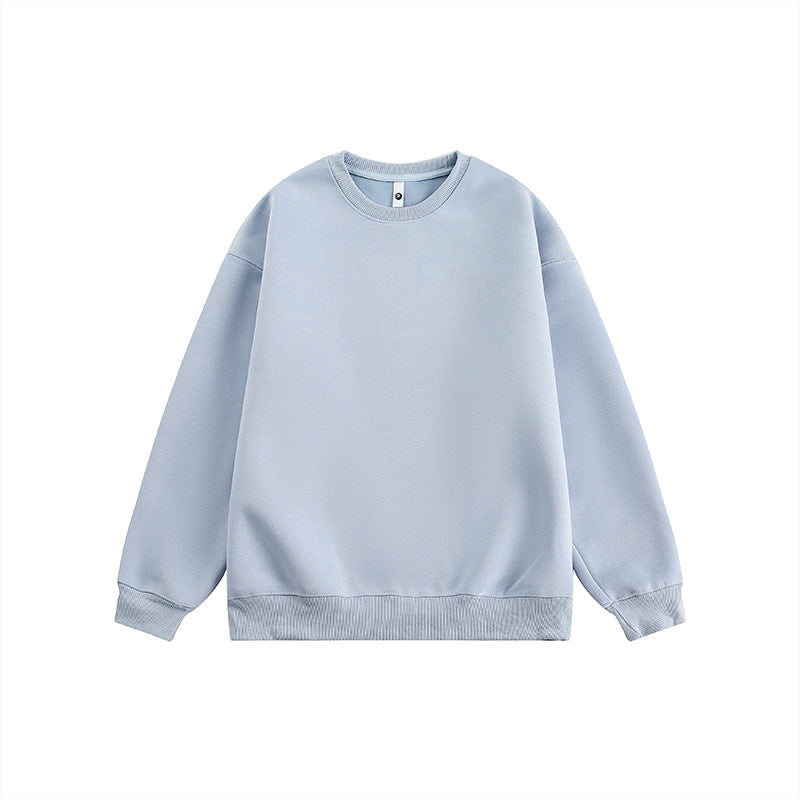 Cozy Loose Long-Sleeve Couple's Pullover Sweatshirt