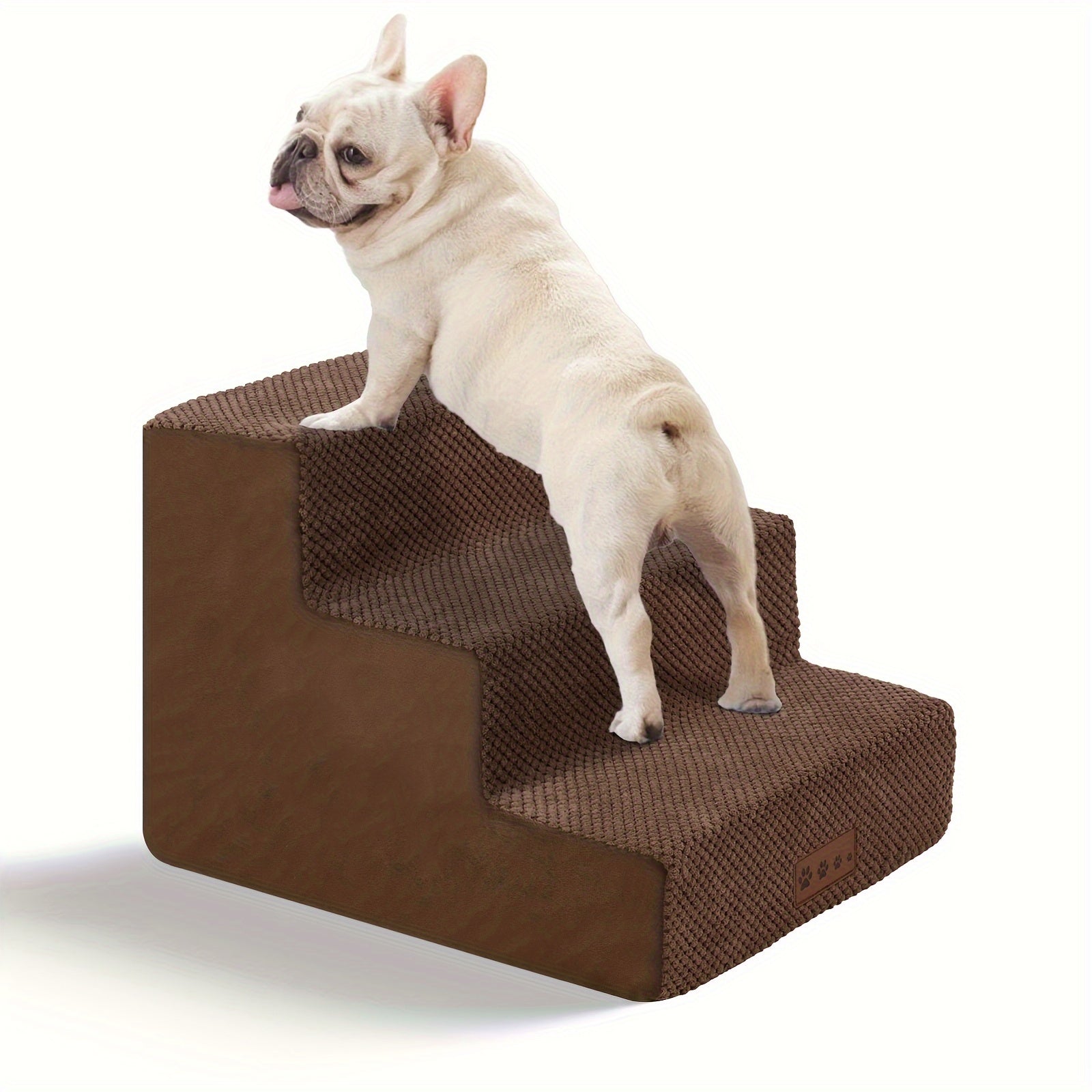2, 3, 4, 5 Step Dog Stairs - Non-slip, Washable, Pet Stairs For Small/medium/large Dogs