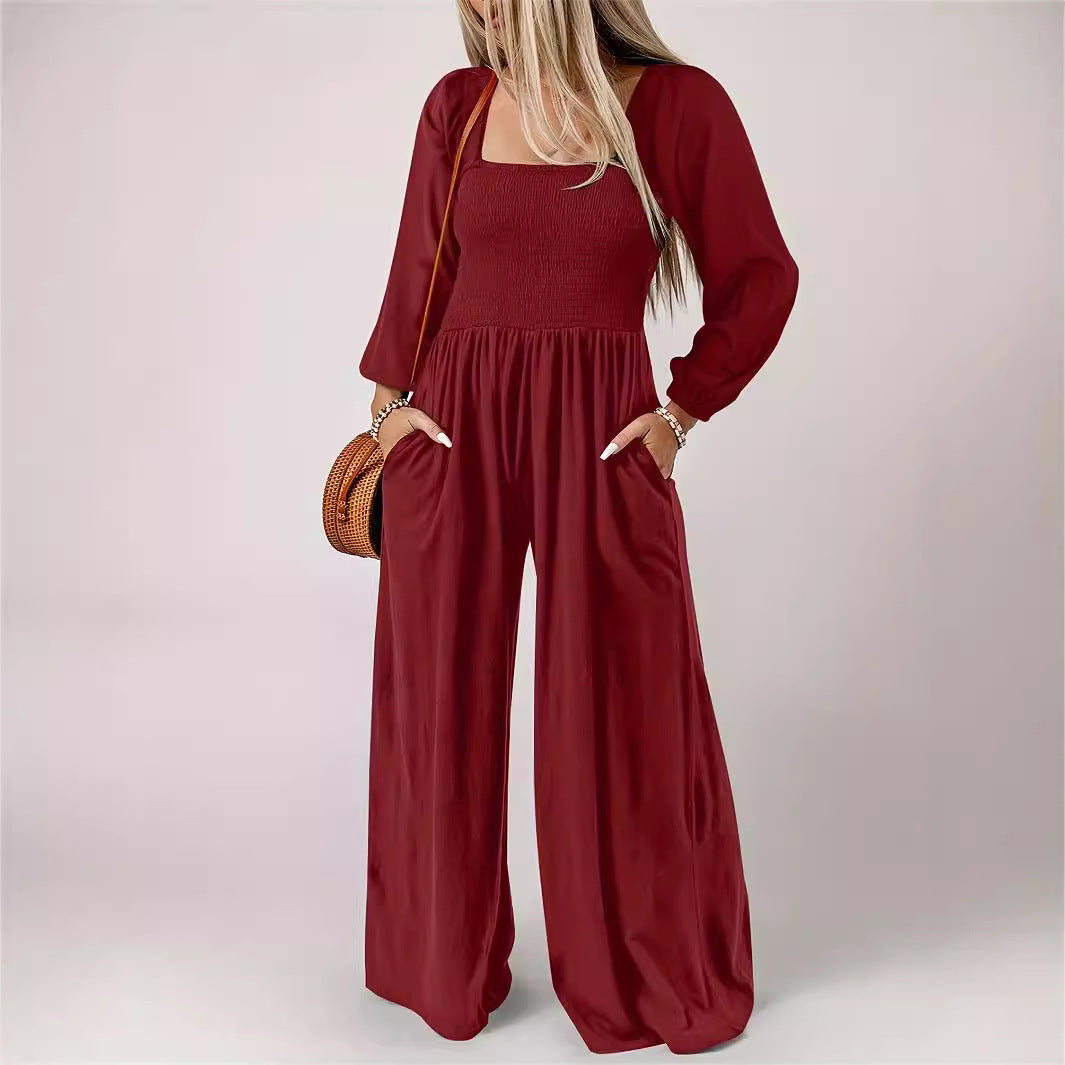 Women's Plus Size Wide Leg Commuter Trousers