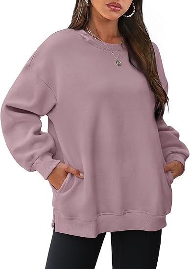 Oversized Velvet Long Sleeve Pullover Sweatshirt
