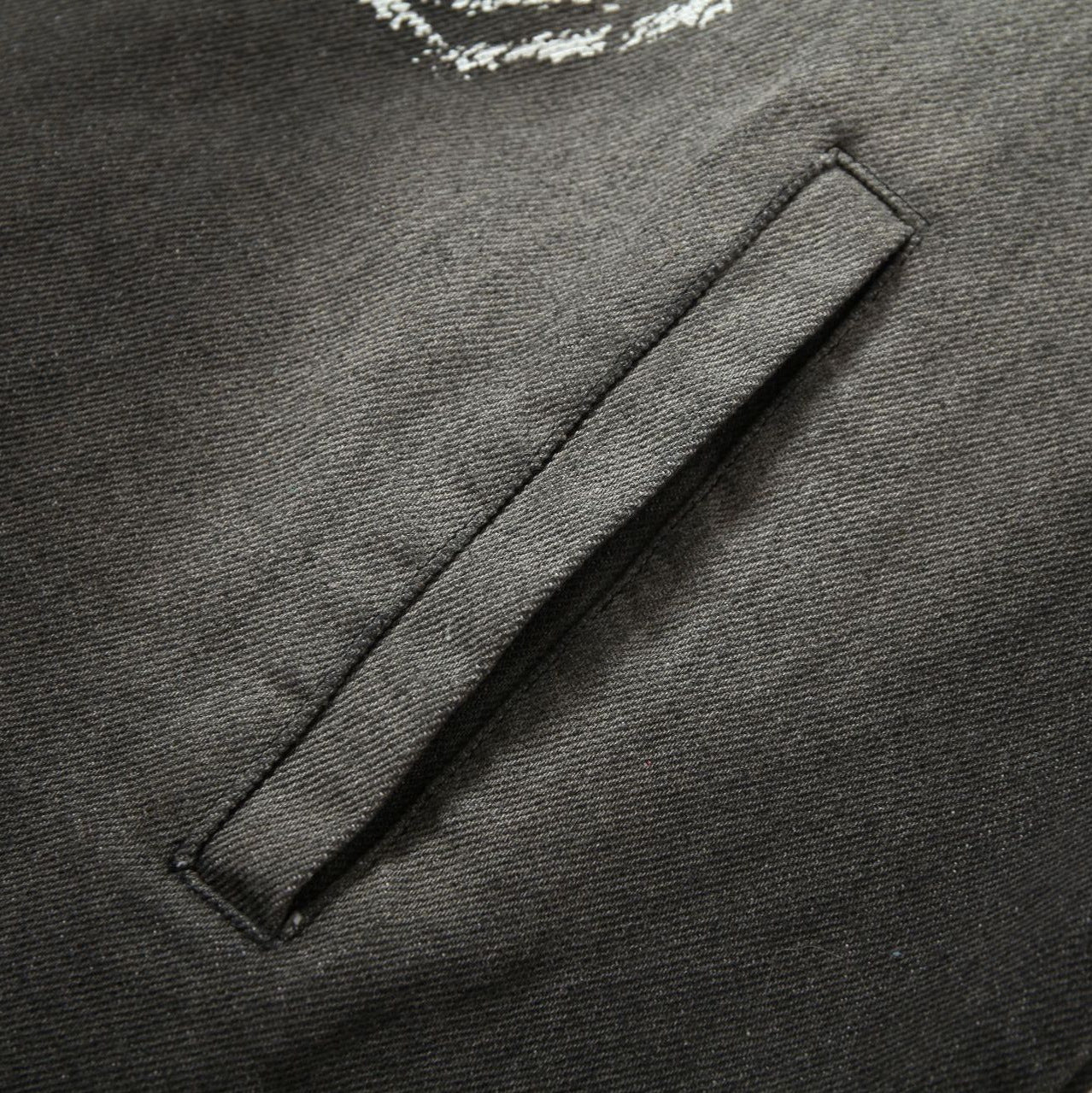 Edgy Streetwear Distressed Zip-Up Hoodie Coat