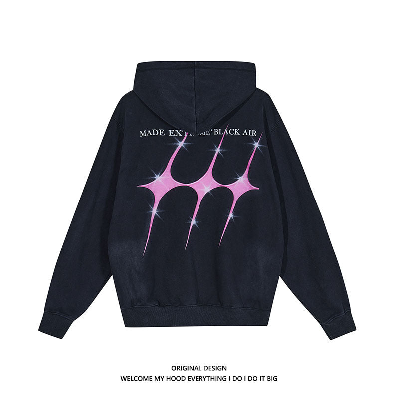 Cozy Letter Print Oversized Sweatshirt for Women