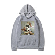 Cute Angel & Cat Matching Couple Sweatshirt